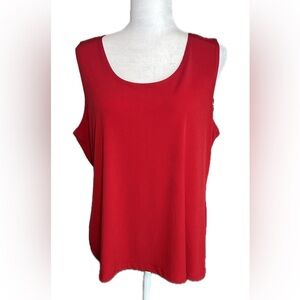 Soft Works red sleeveless tank top size XXL extra extra large